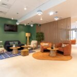 Lobby of the Adagio Access Nanterre, near La Défense.