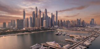 Vue de Dubaï.