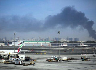 Photo : aéroport de Dubai, Droits réservés : dpa-Bildfunk/Altaf Qadri