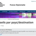 The Ministry of Foreign Affairs is calling on French nationals visiting all the countries in the region to register on the Fil d'Ariane.