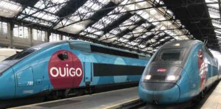 Ouigo en route vers l'Italie