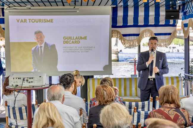 Guillaume Decard, Président de Var Tourisme et Vice-Président du Conseil Départemental du Var Guillaume Decard, Président de Var Tourisme et Vice-Président du Conseil Départemental du Var