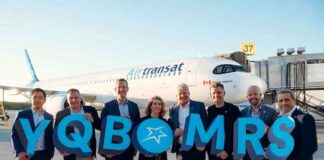 Inauguration du vol Québec-Marseille le 21 mai