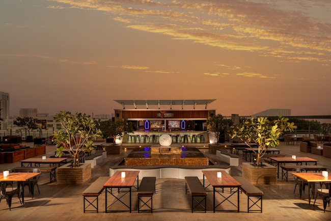 Terrasse du Radisson Blu Hotel, Dubai Barsha Heights