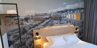 Une des 78 chambres du B&B HOTEL Bastia.
