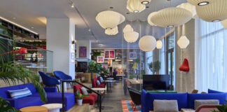 Lobby du citizenM Washington, D.C. Georgetown.