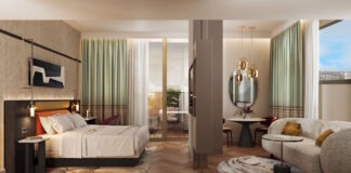 Suite du Hyatt Regency Rome Central.