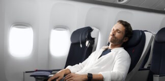 Cabine Premium dans un B777 d'Air France (c) Air France.
