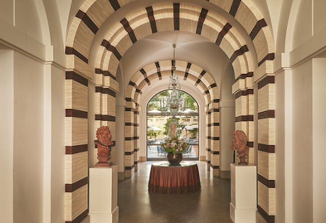 Hôtel de Russie, à Rome.