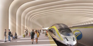 La ligne à grande vitesse californienne vise à relier San Francisco à Los Angeles en 2h40 d’ici 2045.