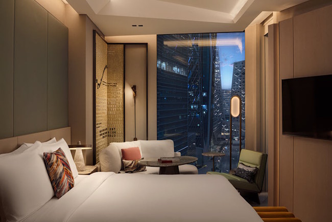 Une des 210 chambres du W Riyadh – KAFD