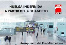 A strike call threatens the operation of Barcelona airport
