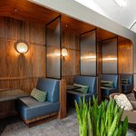 Amex Centurion Lounge Schiphol booth