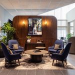 The new Centurion Lounge at Amsterdam Airport Schiphol.