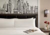 Une des 685 chambres du Crowne Plaza Manhattan Times Square. Une des 685 chambres du Crowne Plaza Manhattan Times Square.