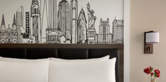 Une des 685 chambres du Crowne Plaza Manhattan Times Square.