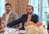 Achraf Fayda, directeur général de l'Office national marocain du tourisme (ONMT), aux côtés de Jihad Chakib directeur pour la France Achraf Fayda, directeur général de l'Office national marocain du tourisme (ONMT), aux côtés de Jihad Chakib directeur pour la France