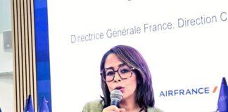 Nadia Azalé durant la présentation d'Air France à IFTM (Photo: LC)