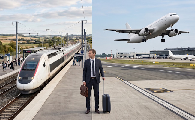 Le train s'est largement imposé pour les déplacements professionnels en France selon le Baromètre Navan Le train s'est largement imposé pour les déplacements professionnels en France selon le Baromètre Navan