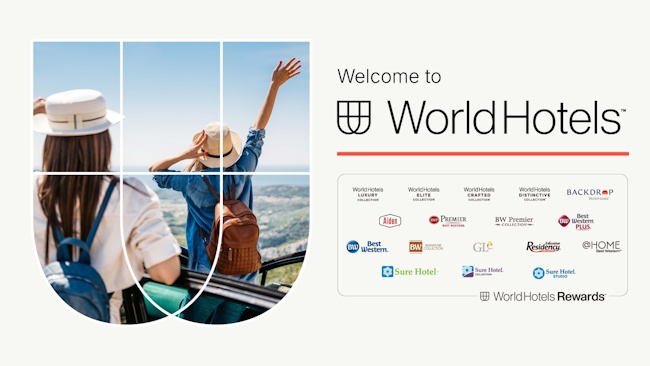 Le portefeuille de marques du groupe WorldHotels.