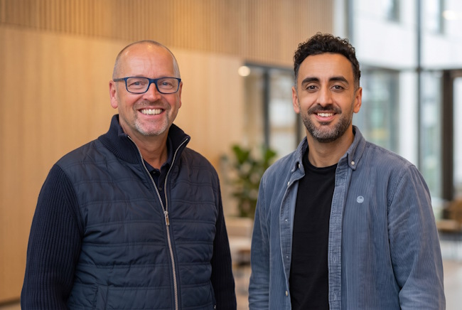 Julien Laxon, fondateur et Managing Director de pro-ven, et Maxime Eduardo, fondateur et CEO de Naboo.
