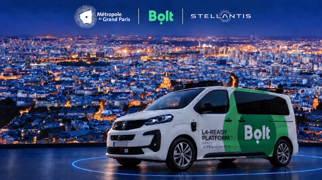 The Greater Paris Métropole is partnering with Bolt and Stellantis to test autonomous mobility The Greater Paris Métropole is partnering with Bolt and Stellantis to test autonomous mobility